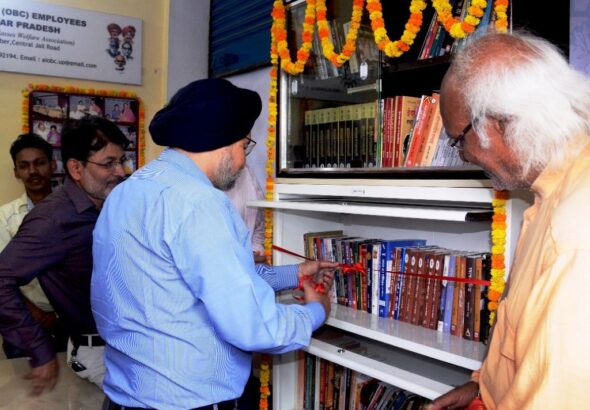 Library Inauguration by GM Shri Jagmohan Singh